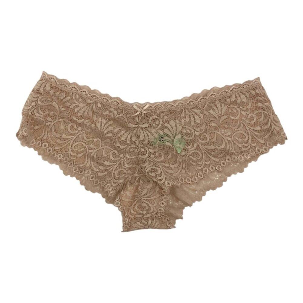 Honeydew Intimates Beige Lace Hipster Panties Size Medium NWOT